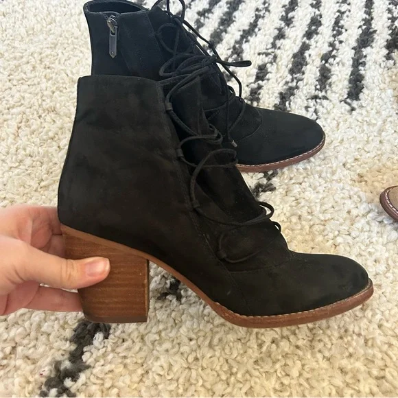 Sam Edelman Millard Lace Up Booties - Picture 3 of 8